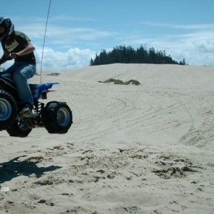 these pics were at winchester bay dunes. this was my first time jumping my blaster. lots of fun though!