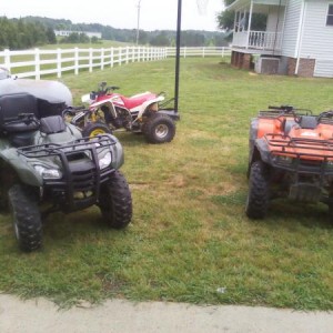 Riding with the honda ranchers