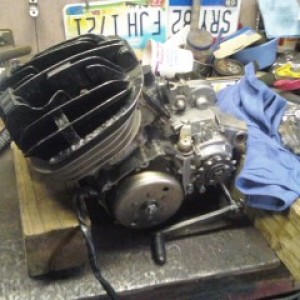 Motor after being built