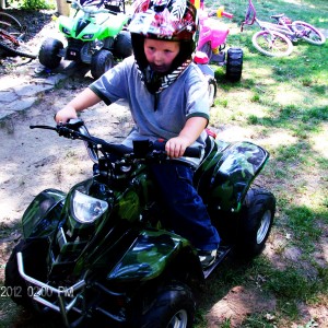 son on his lifan 90 like 3 years ago