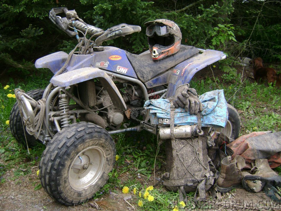 KTM Blaster after 3 day camping