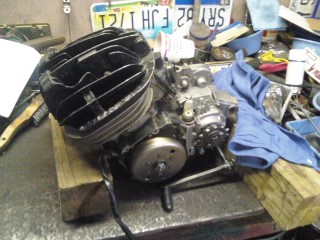 Motor after being built