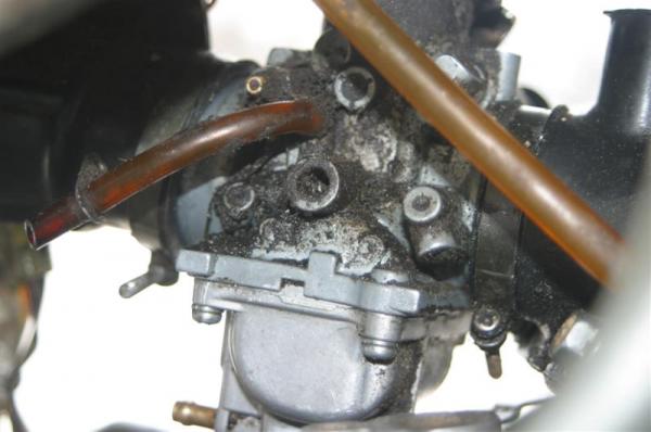 Right side of carb