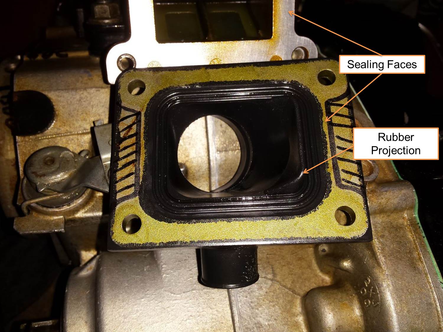 How to repair a leaking carb intake boot by lapping