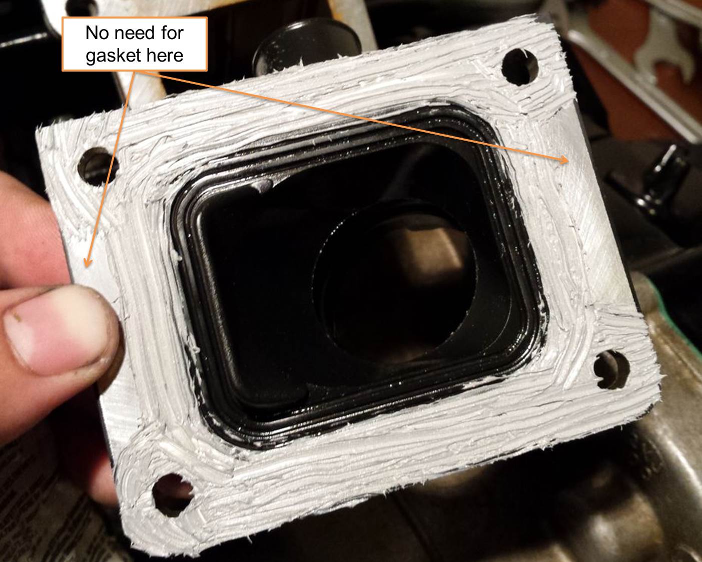 How to repair a leaking carb intake boot by lapping