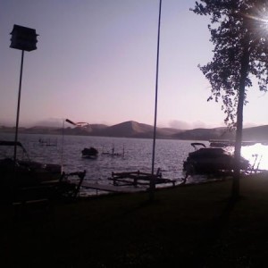 Silver Lake at evening