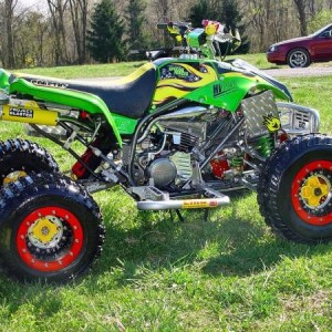 blaster Love it !! dont expect to see this bike muddy .She is a runner I have a 97' I just started pics to come....