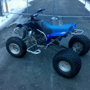 96 blaster with a 8 inch extended swing arm