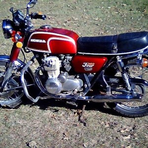 Here was my 1971 Honda 350Four I gave 350.00 for this old bike an sold it for 3000.00