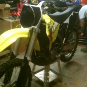 Working on a rm250