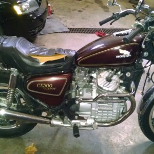 '79 CX500 as bought