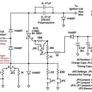 Adjustable CDI circuit board