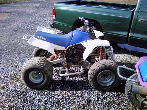 1989 Blaster with nerfs-a/m front bumper-a/m grab bar-DG Muffler-and a fresh 30 over.Still have it.