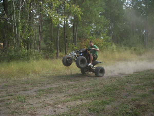 686 Raptor blew it up right after this pic was taken so I dropped an R6 engine in because I had to work on the piece of sh*t more than I rode it.