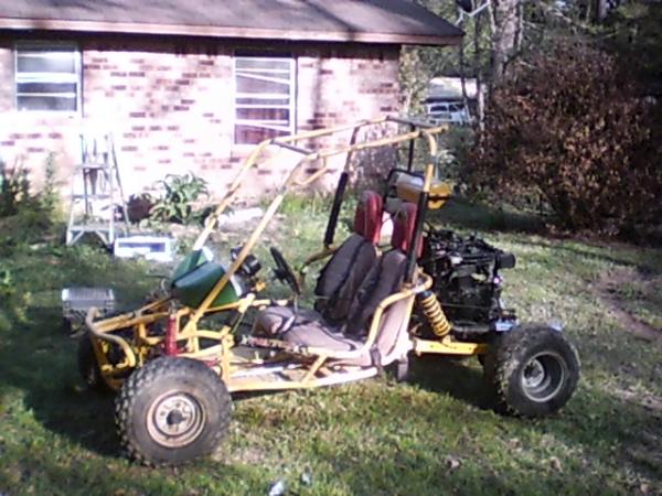 A home built go kart with a 500cc sport bike motor on it was scary fast an fun to ride an I only paid 1000.00 for it an sold it for 2500.00