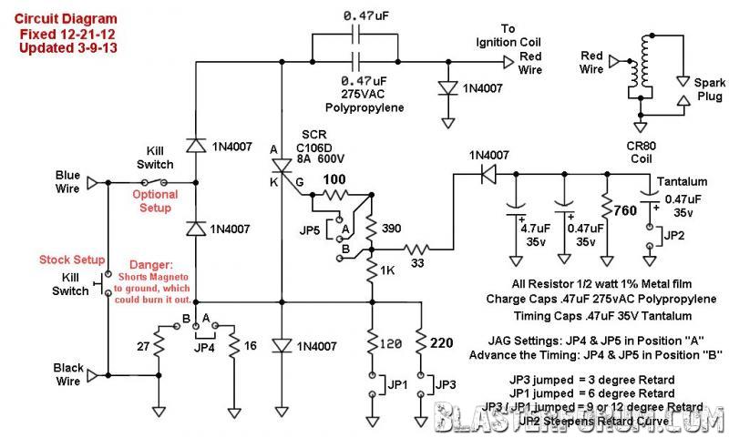 Adjustable CDI circuit board