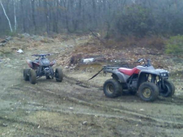 I had to use the timberwolf to tow a friend's 450ER home
