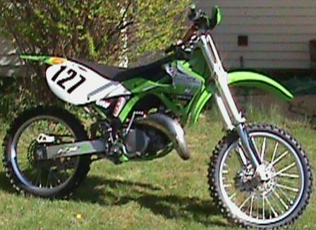 KX125 Right Side