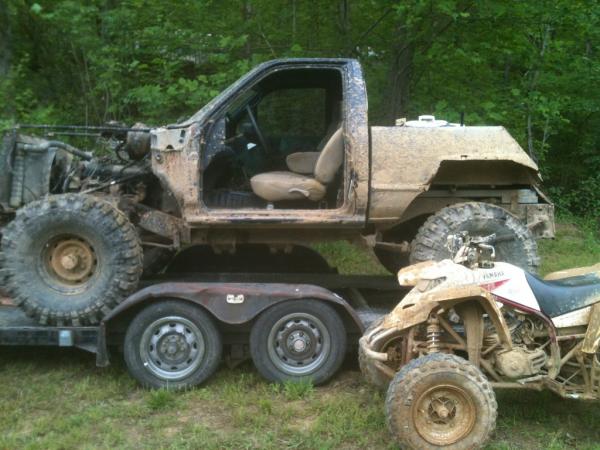 my cab truck and blaster after the first mtn. ride.