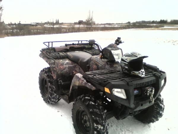 rule #1 of riding quads, always carry max capacity of fire arms.