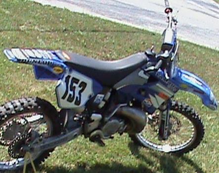 YZ 250 up top
