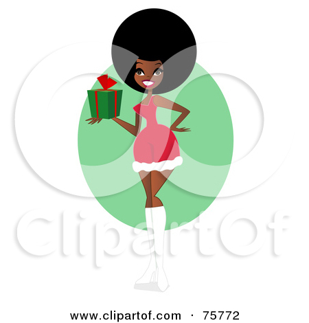 75772-Royalty-Free-RF-Clipart-Illustration-Of-A-Sexy-Black-Woman-In-A-Santa-Suit-Holding-A-Gift.jpg